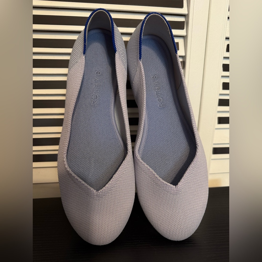 Rothy's Purple Knit Flats 9.5